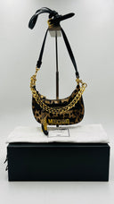 Borsa hobo mini animalier Moschino