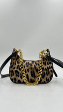 Borsa hobo mini animalier Moschino