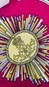 Foulard "Soleil Royal" vintage