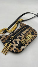 Borsa hobo mini animalier Moschino