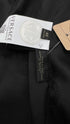 Blazer in pelle con spilla