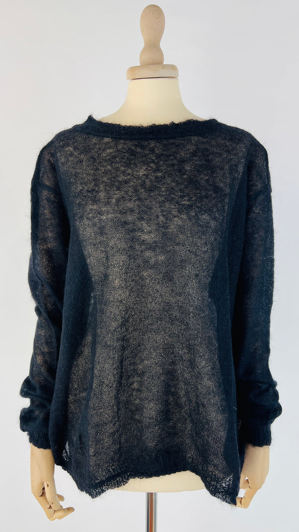 Maglia over girocollo