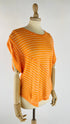 T-shirt a righe diagonali