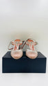 Slingback pelle e raso N.40