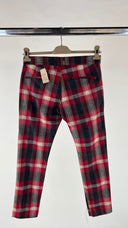 Pantaloni skinny check ENTre amis