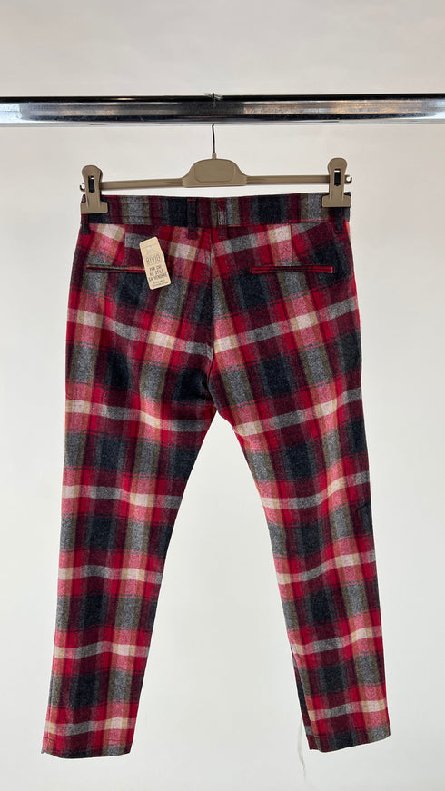 Pantaloni skinny check