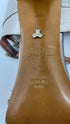 Slingback pelle e raso N.40
