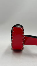 Marsupio in vernice rosso DELAFON