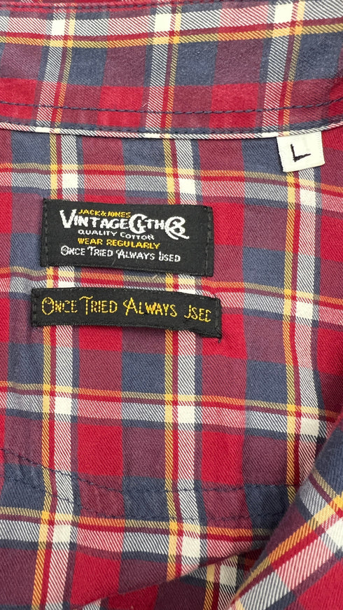 Camicia vintage western tartan