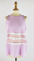 Top inserti organza e fiocchi