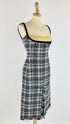 Abito midi inserto tulle