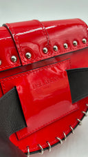 Marsupio in vernice rosso DELAFON