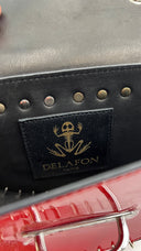 Marsupio in vernice rosso DELAFON