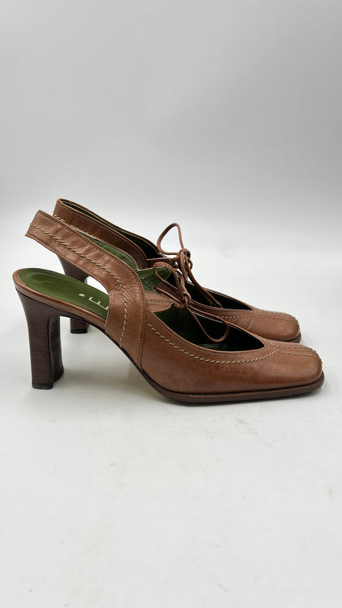 Slingback maryjane squadrati