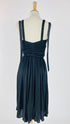 Abito midi con spalline gioiello