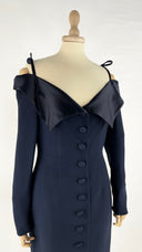 Abito off-shoulder vintage Enrica Martinelli
