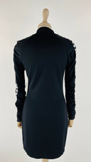 Abito felpa corto nero VERSUS VERSACE