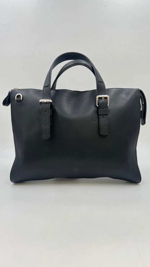 Borsa in pelle nera