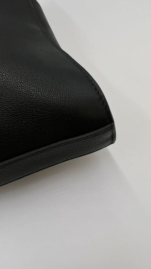 Borsa in pelle nera