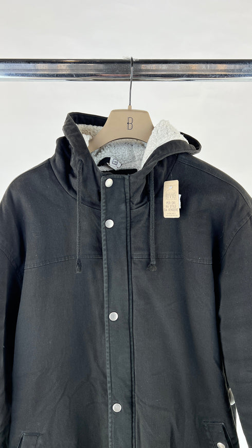 Parka con cappuccio interno pile