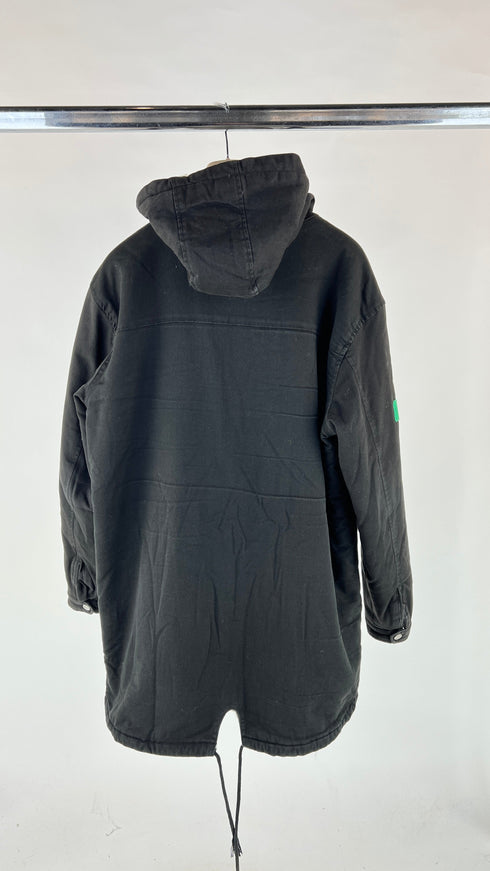 Parka con cappuccio interno pile