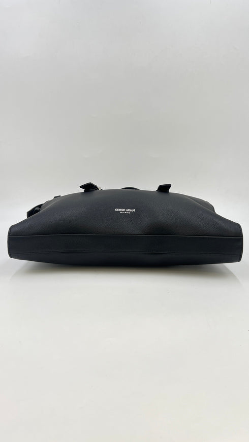 Borsa in pelle nera