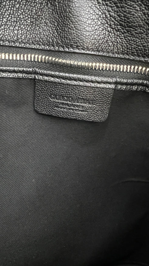 Borsa in pelle nera