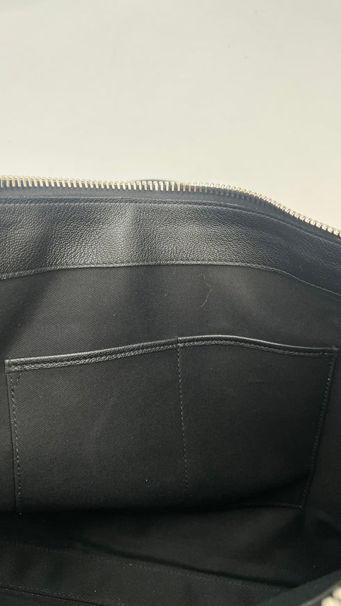 Borsa in pelle nera