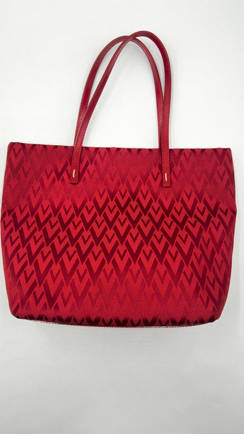 Mini tote jacquard V-Fabric