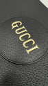 Pochette pelle nera martellata