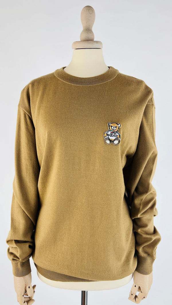 Maglione lana ricamo