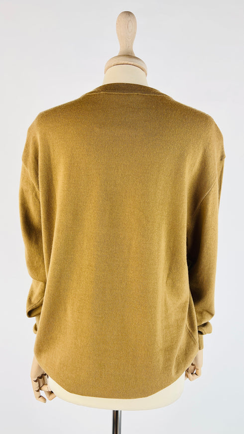 Maglione lana ricamo