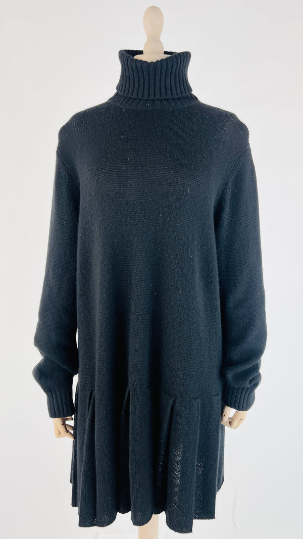 Abito pieghe cashmere