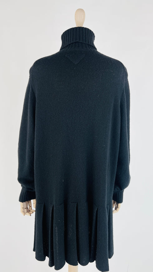 Abito pieghe cashmere