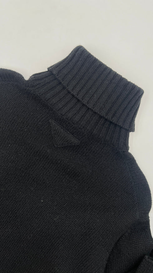 Abito pieghe cashmere