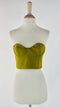 Top a bustier con cartellino