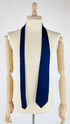 Cravatta blu satin