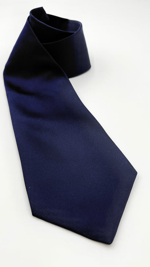 Cravatta blu satin