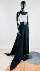 Gonna nera asimmetrica Rick Owens darkshadow