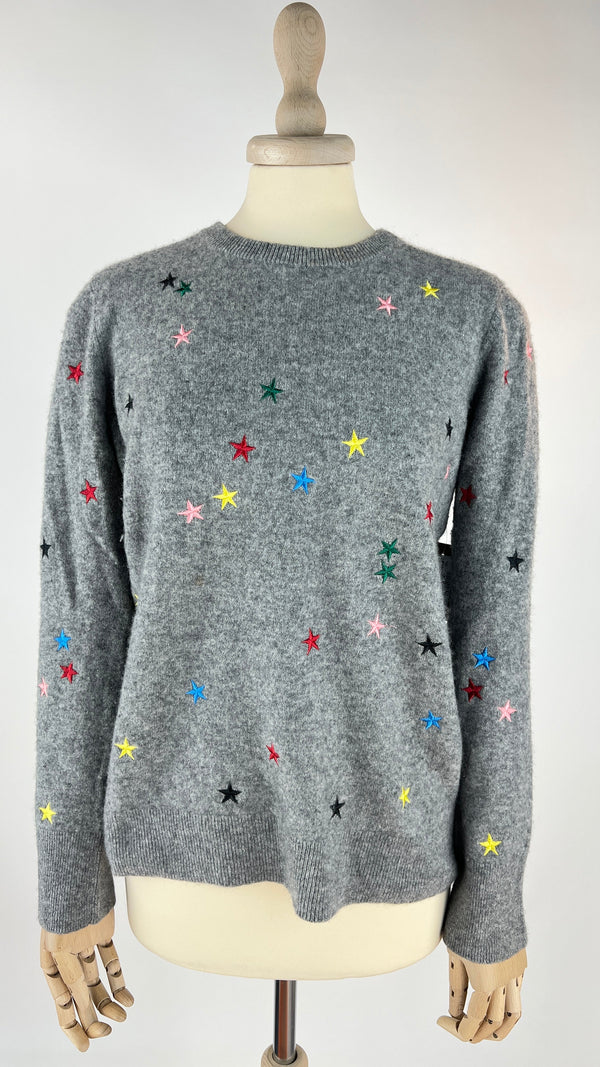 Maglia a stelle in cashmere