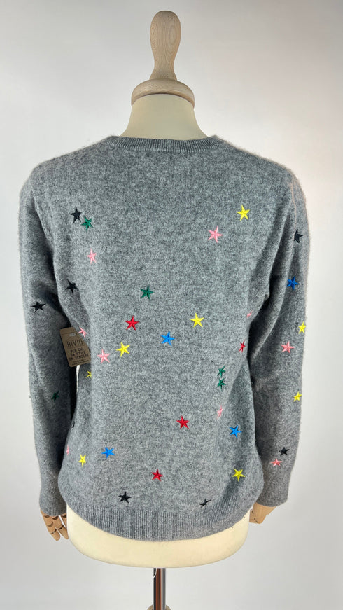 Maglia a stelle in cashmere