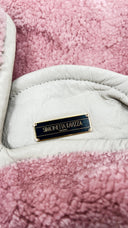 Borsa in shearling rosa Simonetta Ravizza