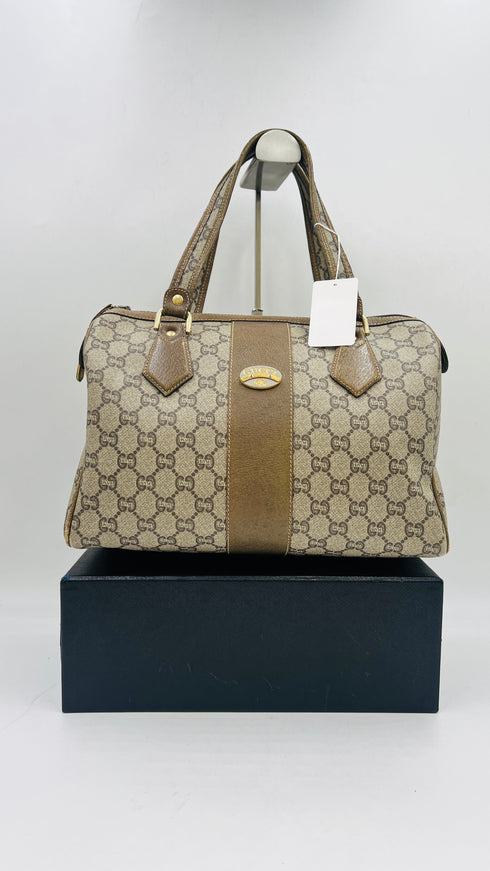 Borsa a bauletto monogram