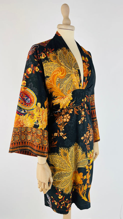 Abito corto paisley