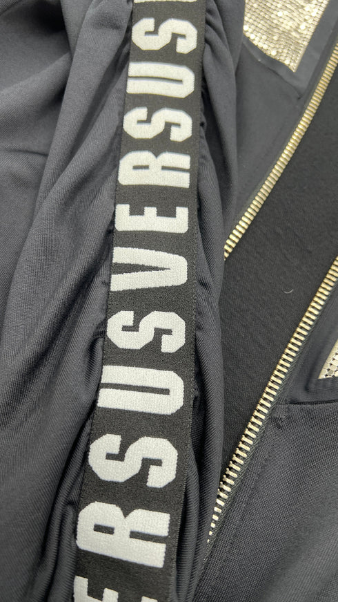 Abito felpa corto nero