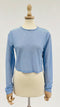 Maglia cropped lurex