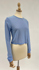 Maglia cropped lurex The andamane