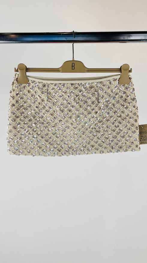 Mini gonna paillettata
