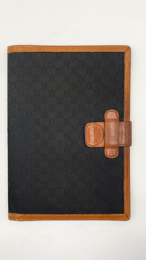 Portadocumenti vintage monogram
