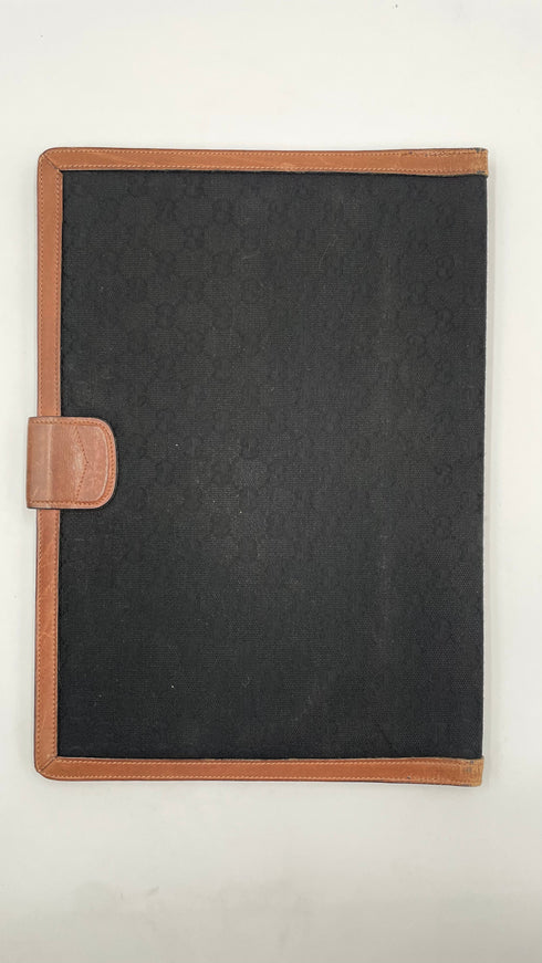 Portadocumenti vintage monogram